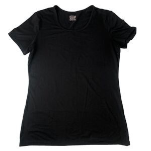 32 Degrees Cool Women’s Short Sleeve T-Shirt Black Size Medium